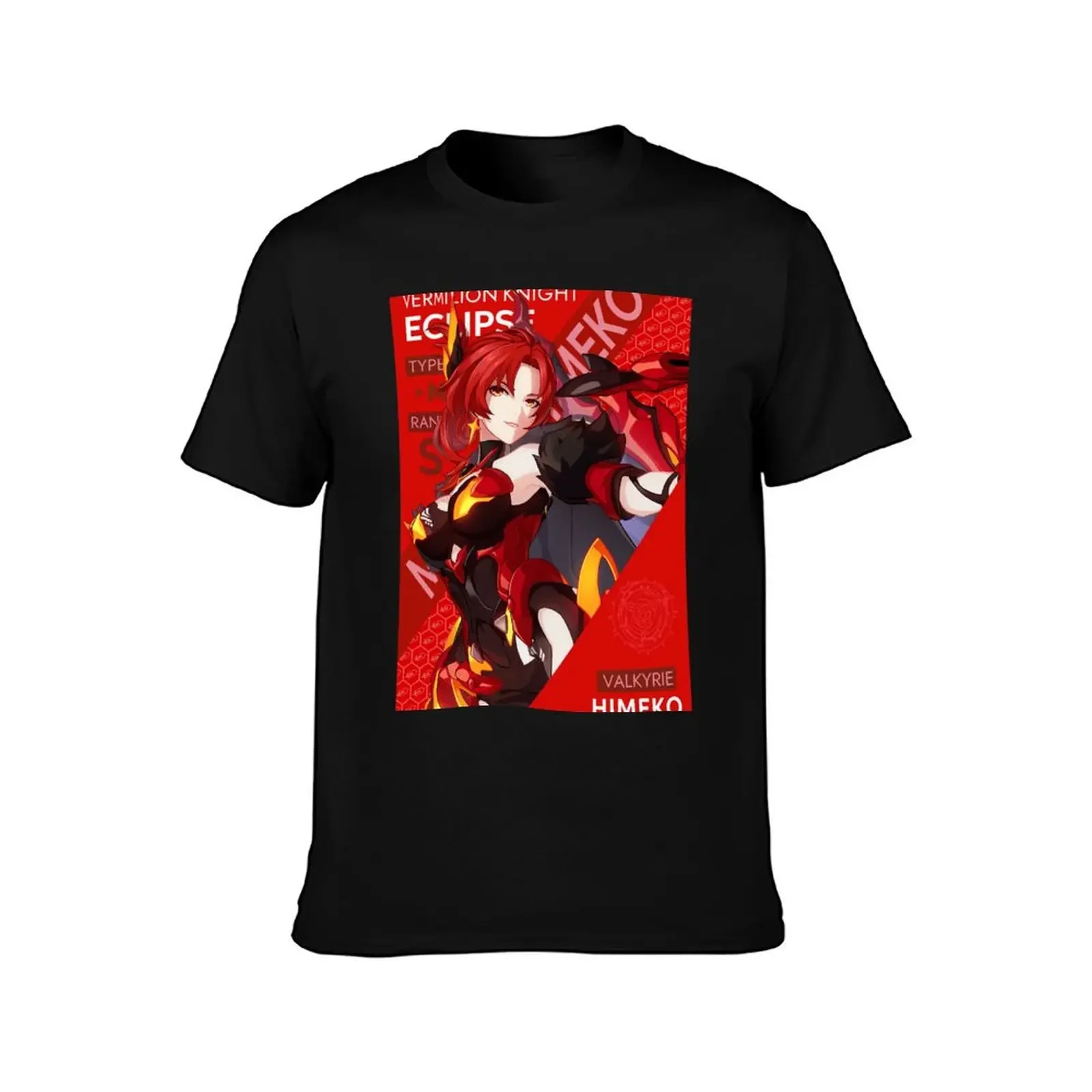 Murata Himeko Vermilion Knight Eclipe T-Shirt anime graphic tee shirt customs design your own mens tall t shirts