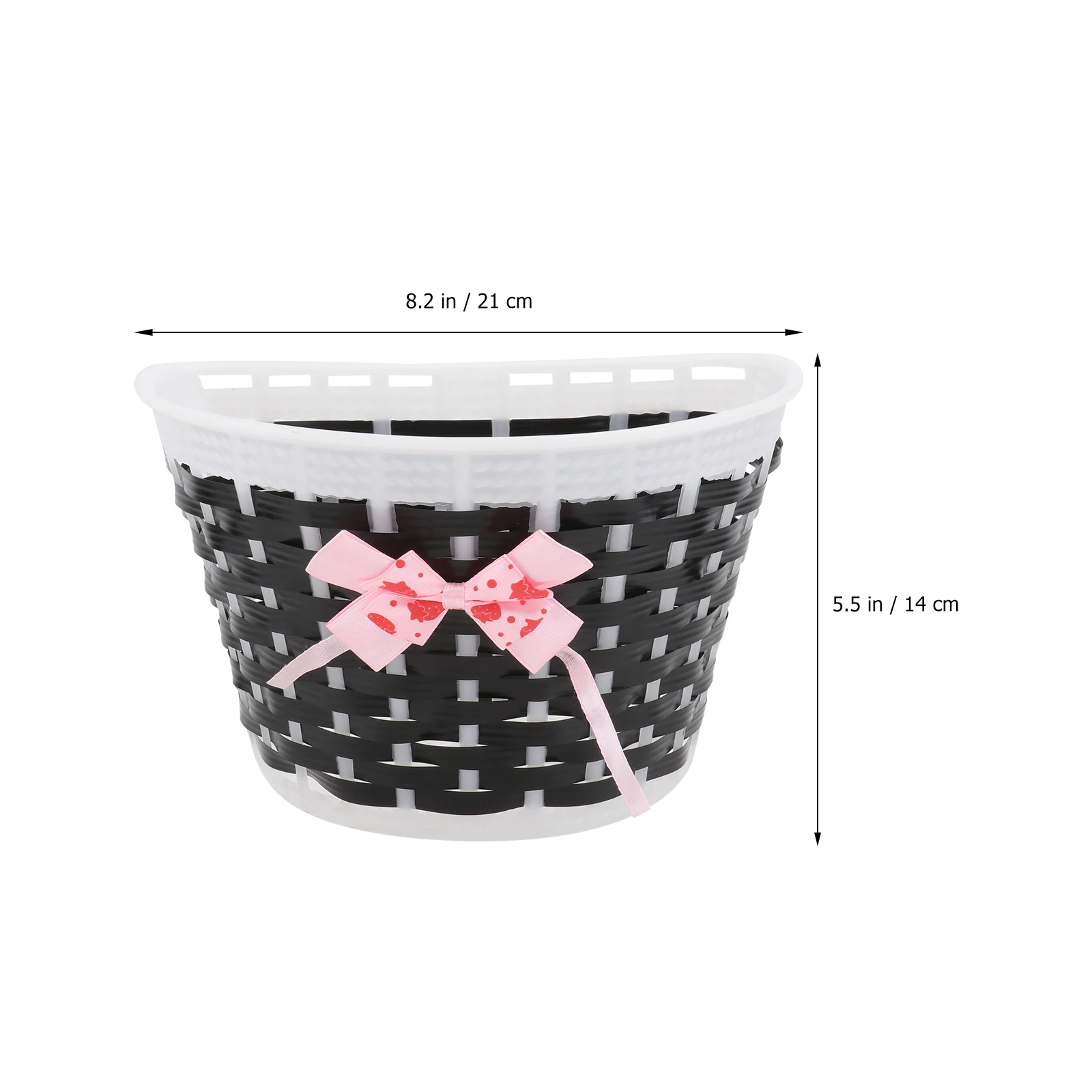 

Woven Baskets Scooter Bike Bicycle Accessories for Pink Small Girls Black Child