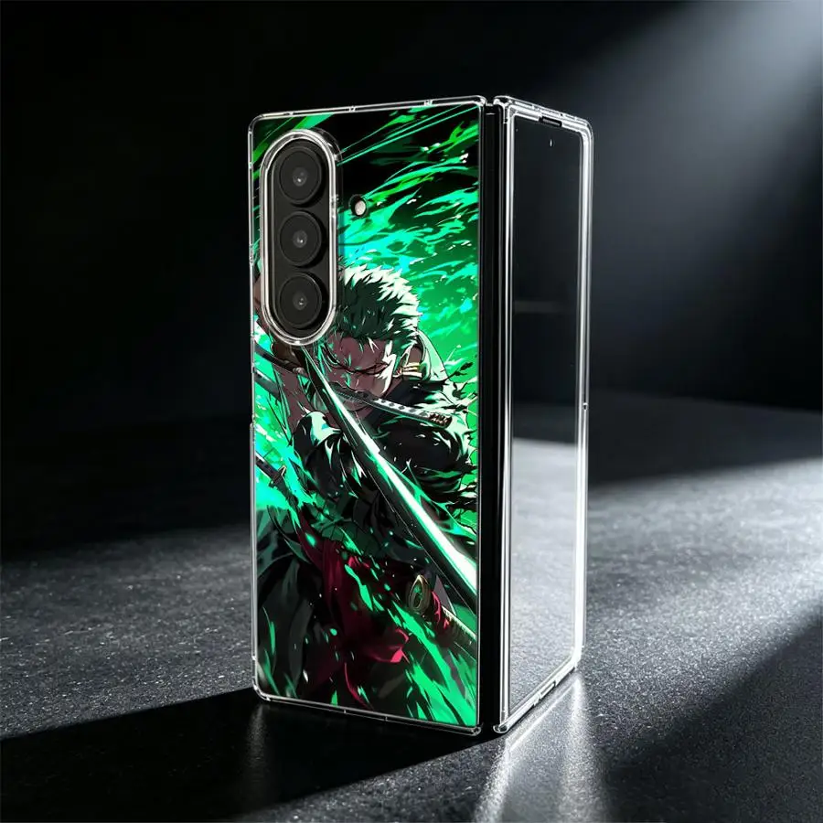 Phone Funda Case for Samsung Galaxy Z Fold 8 Ultra ZFold3 ZFold7 ZFold4 Z Fold 7 6 5 4 3 ZFold6 ZFold5 One Pieces Anime