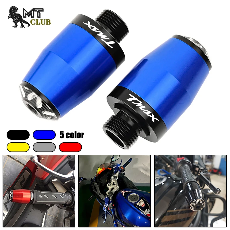 

For Yamaha TMAX530 TMAX500 TMAX 500 TMAX T-MAX 530 SX DX 2012-2021 7/8'' 22MM Motorcycle Handlebar Grips Handle Bar Ends plug