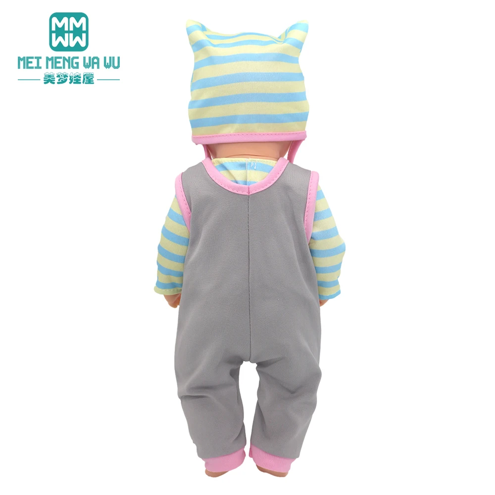 Mini Toys Doll Clothes 35cm 14inch Born Doll Fashion Blankets Dresses Onesies Suit Girl Gift