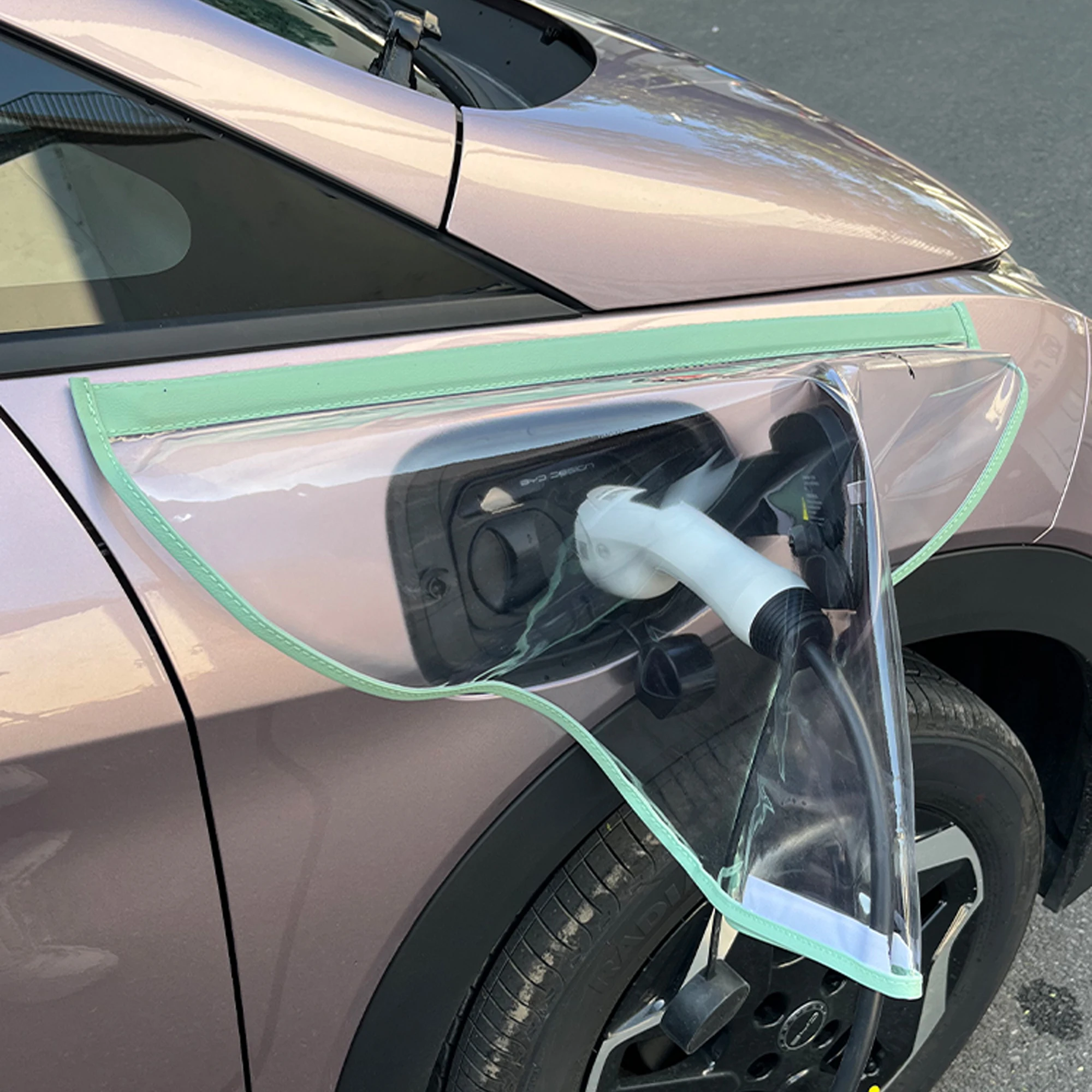 For BYD Seagull/Dolphin Charging Gun Rainproof Cover Magnetic Charging Port Waterproof Car Utility Accessories