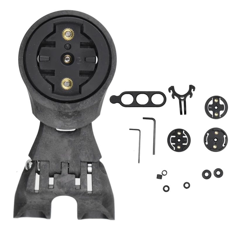 Bike Handlebar Stem Holder Computer Mount Suporte para Garmin Bryton Wahoo Giant Câmera de Luz Montagens de Bicicleta