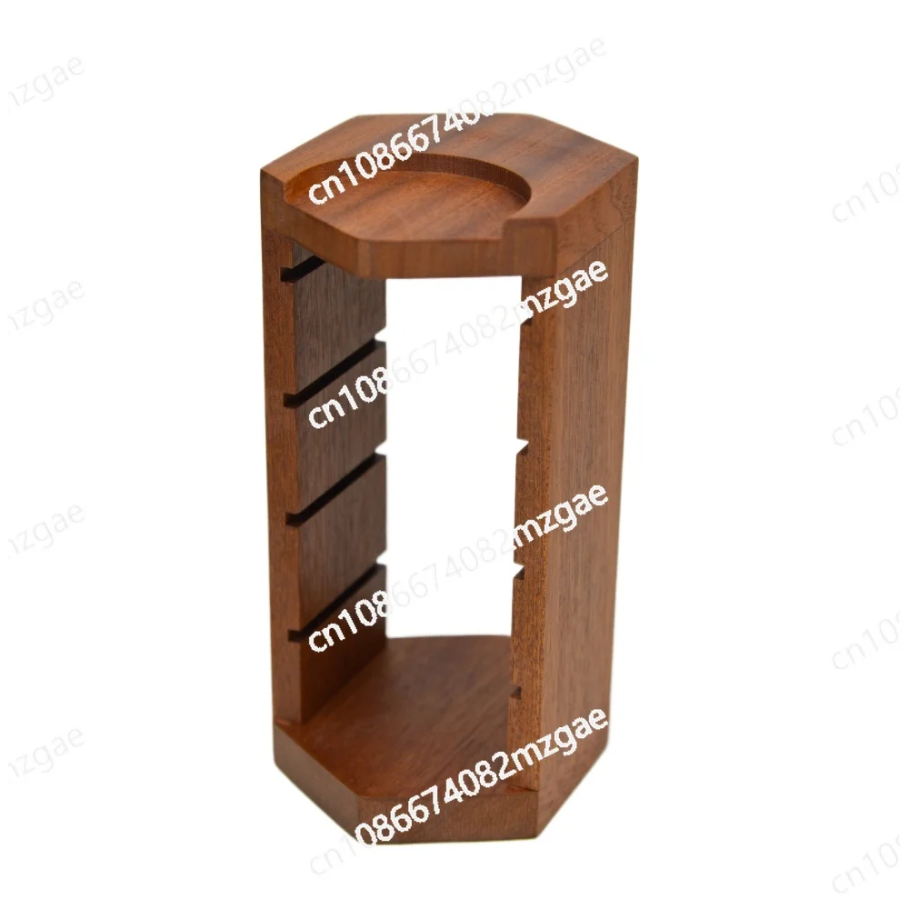 

Solid wood coffee powder bowl storage rack 58mm coffee powder bowl rack