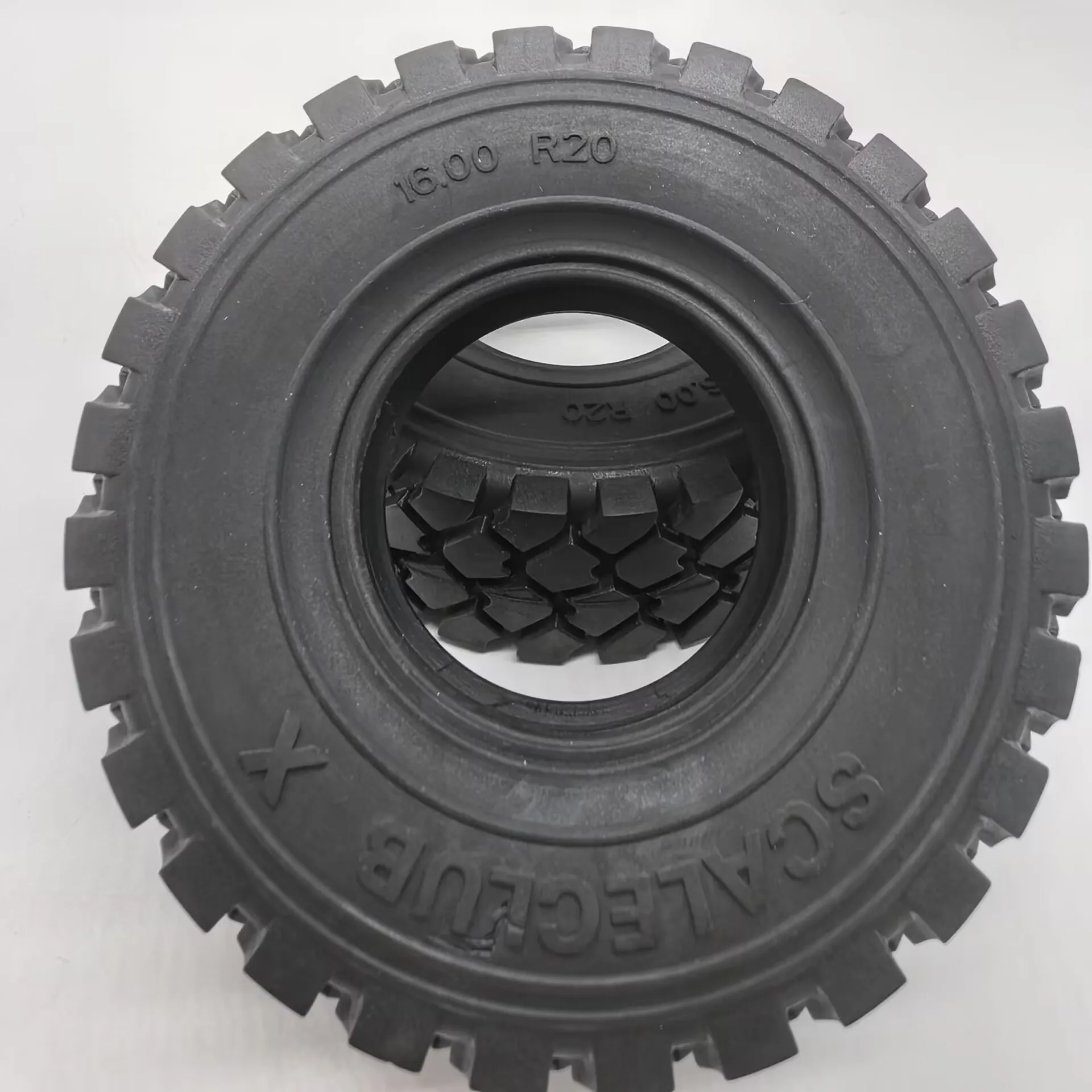 Scaleclub Modell 1/14 95MM Durchmesser Offroad-Truck Offroad-Anhänger-Reifen Militär-LKW-Reifen für Auto-Teile RC-Truck-Anhänger – Detail 8