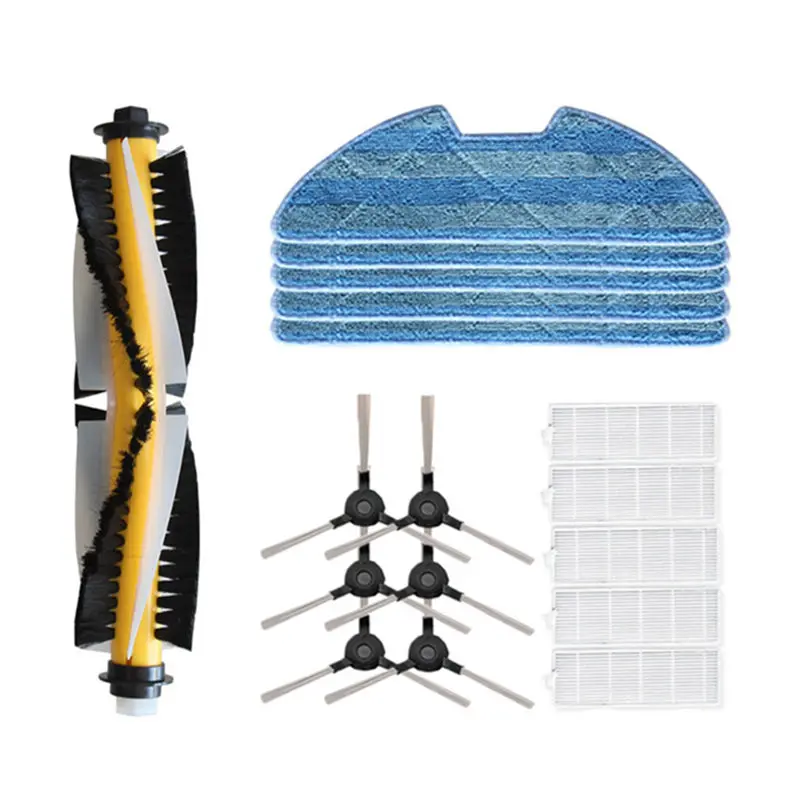 Vacuum Cleaner Main Brush Side Brush HEPA Filter Mop Cloth for Rovus Robot Vacuum Cleaner Parts Accessories