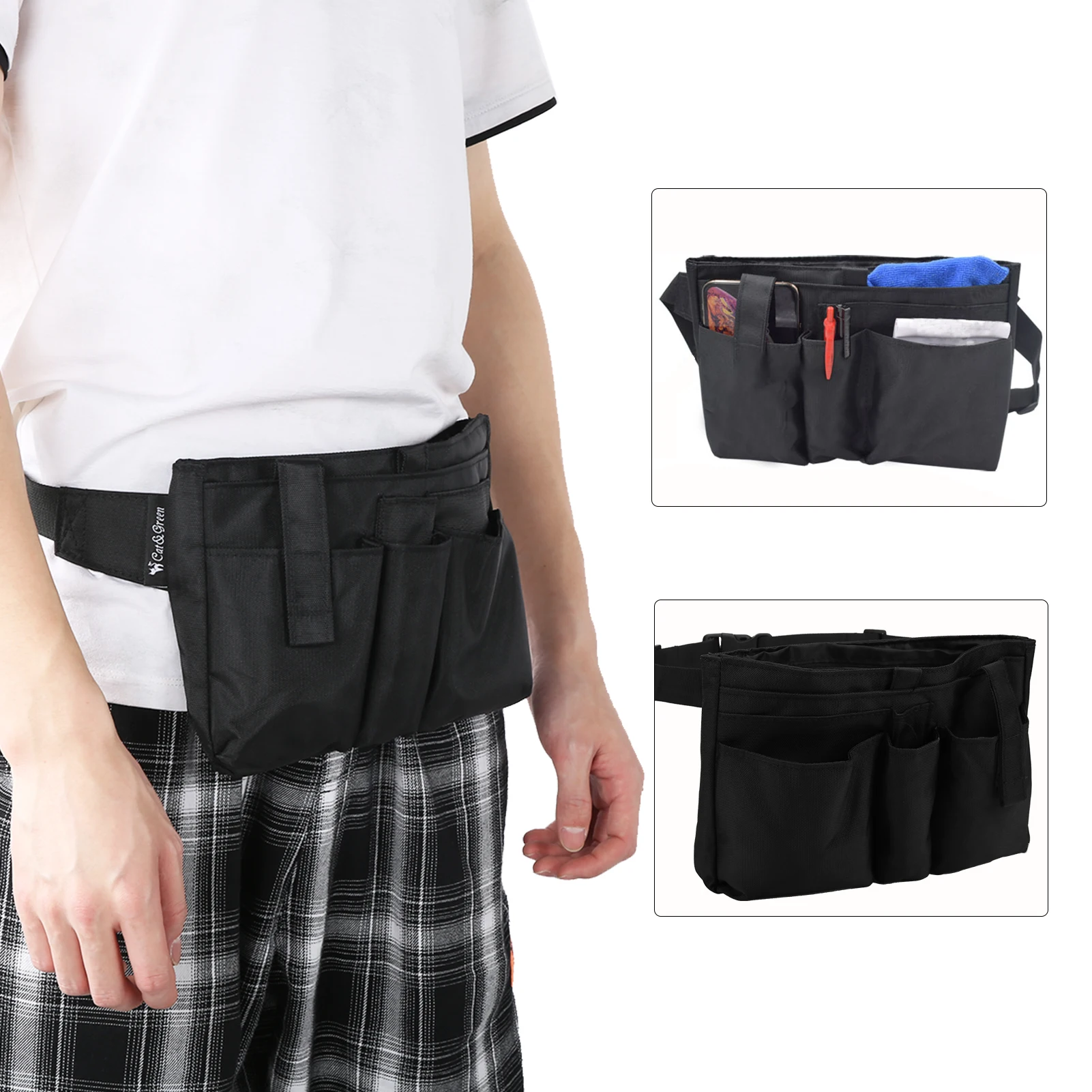 

Multi‑Functional Waist Bag Multi‑Functional Adjustable Waist Bag Waiter Multi‑ Waist Pouch Tools Organizer