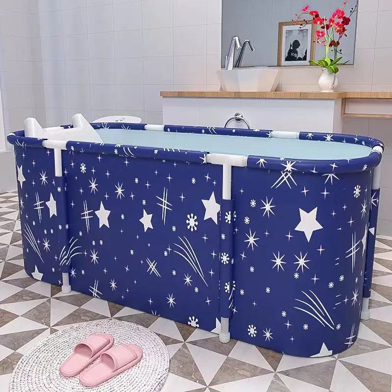 Portable Bathtub For Shower Stall, Large Foldable Soaking Bathing Tub for Adults, Separate Family Bathroom Japanese SPA