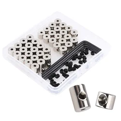 40pcs Copper Locking Pin Backs Hard Smooth Pin Keepers For Name Tags Lanyards Bags Hats Belts Shoes Vest Jackets Locking