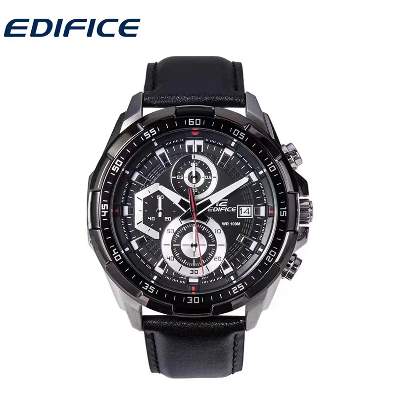 

Мужские Часы EDIFICE EFR-539 series, роскошные брендовые модные трендовые часы, многофункциональные мужские часы с кварцевым механизмом