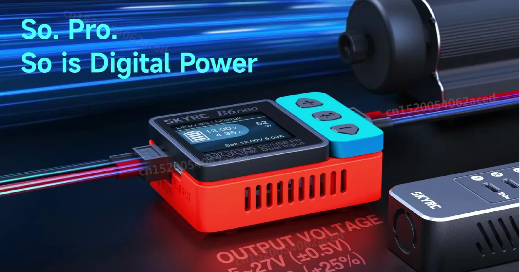 Original SkyRC B6 neo Lipo Battery Balance charger AC 80w DC 200W Multi-Function Smart PD PCH-150 charging Dock