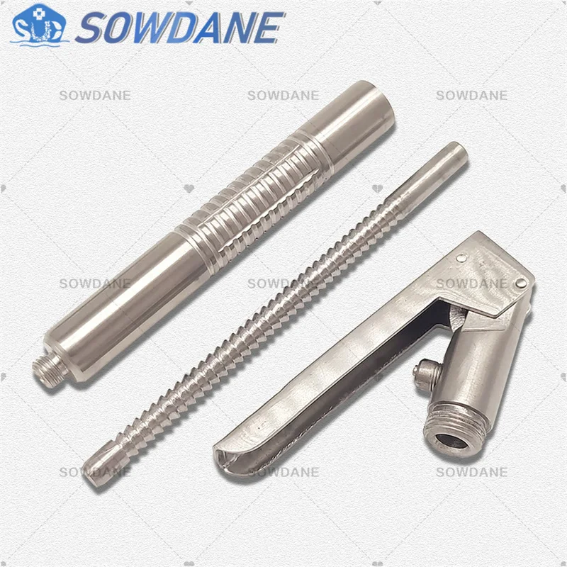 Dental Gun Syringe Stainless steel Quantitative Press Type Syringe Dental Surgical Instrument 1.8ml Dental Surgery Tool Oral