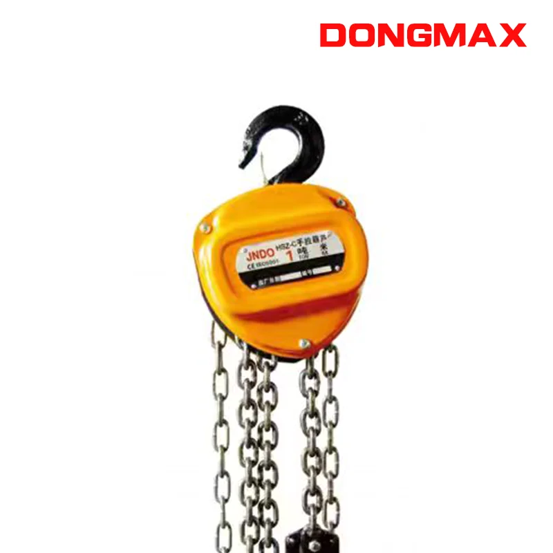 Steel Manual Chain Hoist Tackle Block Pulley Hand Hoist for Manual Lifting in Printing Shops Manufacturing Plants Farms Farms - view 3