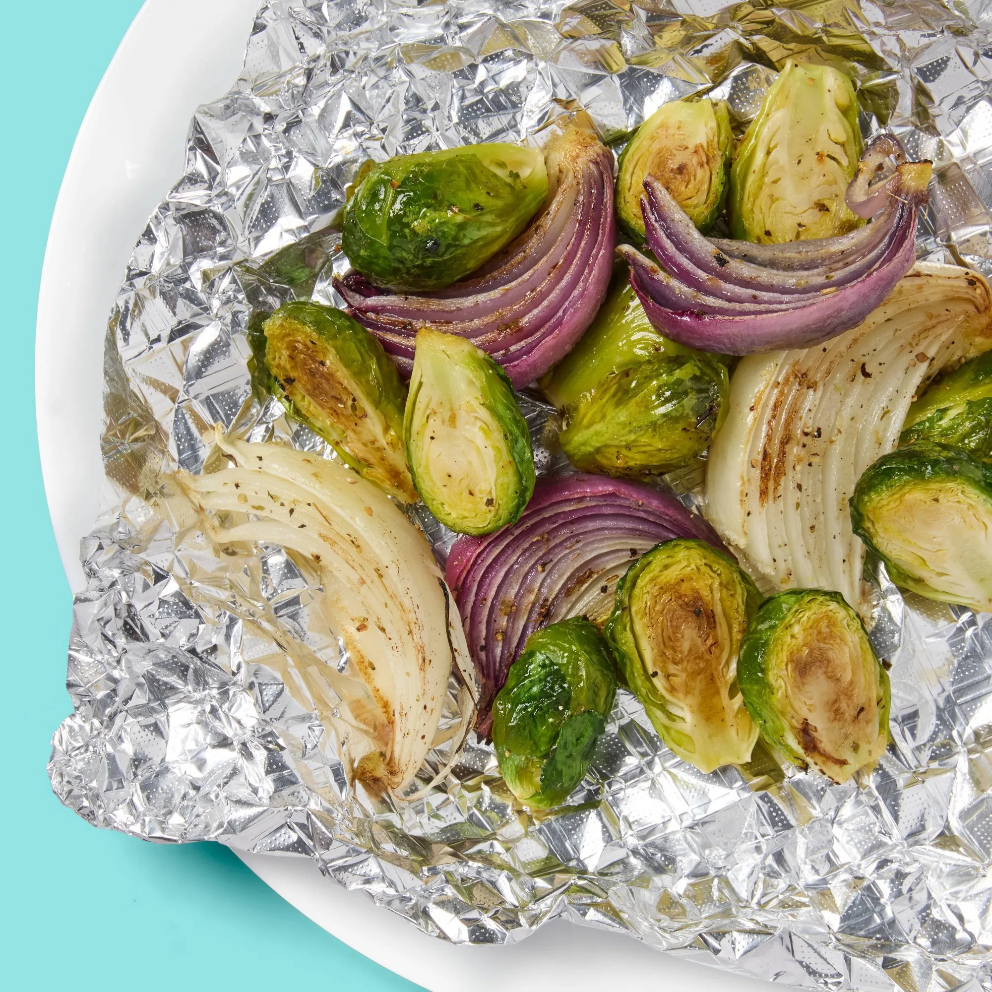 50ct Pre Cut Aluminum Foil Sheets, Silver Heavy Duty Food Wrap For Kitchen Cooking Baking And Storage
