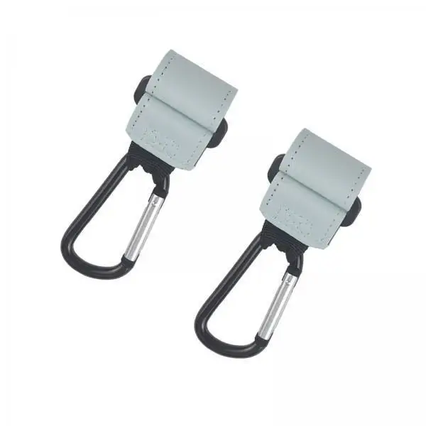 

Multi Purpose Stroller Hooks Adjustable Strap Organizer Bag Clip Durable PU Alloy Hanger for Outdoor Baby Stroller