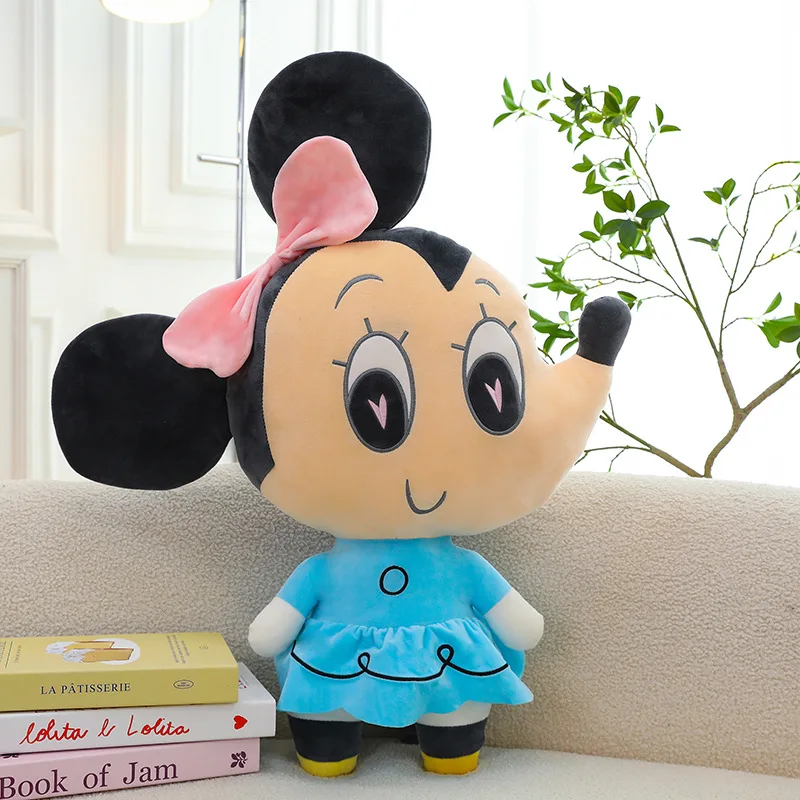 Disney-muñeco de peluche de Mickey para niños, muñeco de dibujos animados, Pato Donald, decoración de habitación, regalo de cumpleaños y Navidad