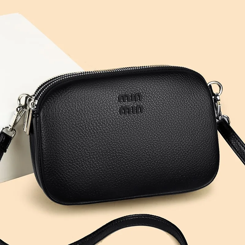 

Women Leather Luxury Classic Crossbody Bag Elegant Designer Shoulder Tote Handbag For Stylish Everyday Fashion