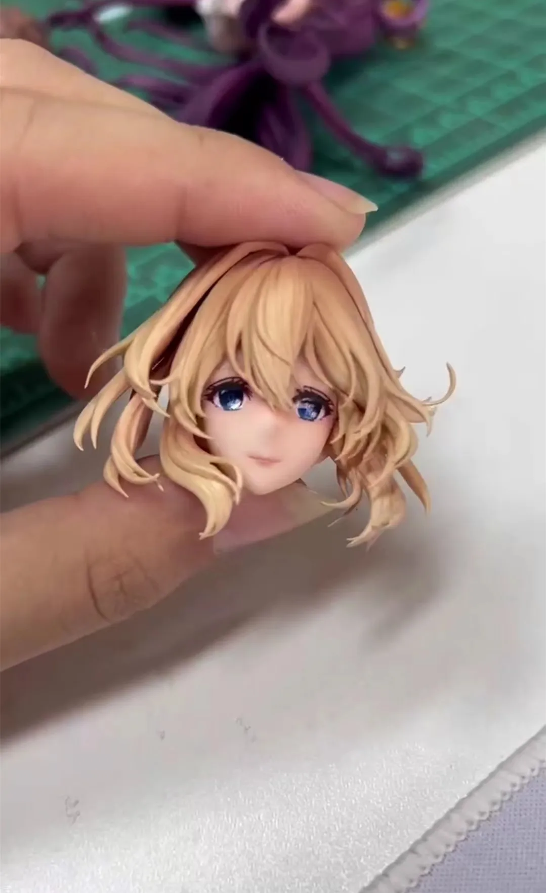 1/7 25Cm Gk Dog Ass Studio Violet Evergarden Anime Action Figure Collectible Statue Model Ornament Garage Kit Toys Gift