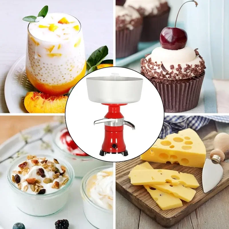 Authenticity guarantee.Milk Cream Centrifugal Separator Electric Cream Separator Stainless Steel 100L/H Goat Cow Milk Separator