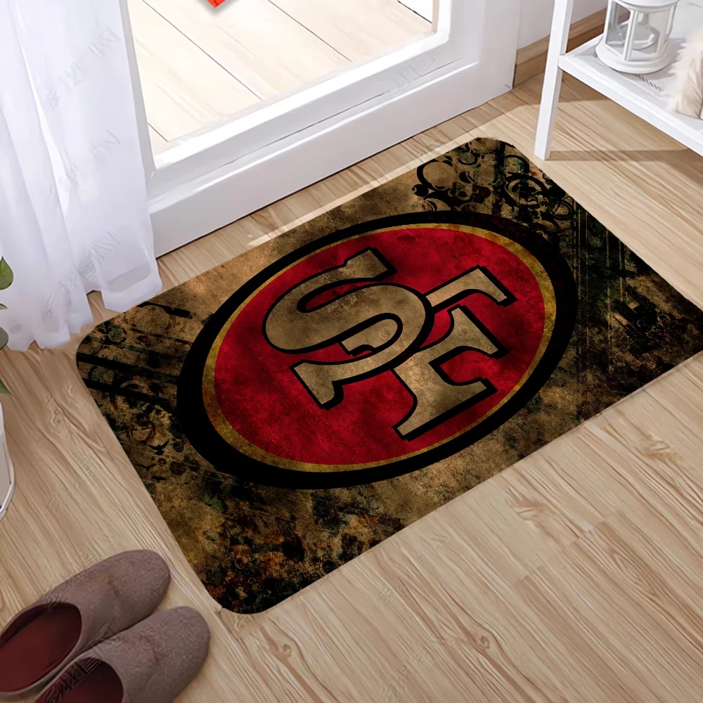 Things to the House Entrance Mat San FranciscoS 49erS Carpet for Bath Room Decoration Items Bedroom Rug Bathroom Floor Mat Home