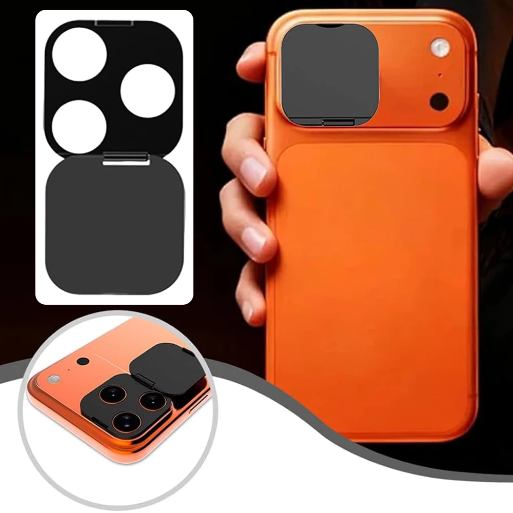 

Защитная наклейка-крышка для задней камеры 17PM, пластиковая, для защиты конфиденциальности, с функцией открытия/закрытия, для iPhone 17 Pro Max