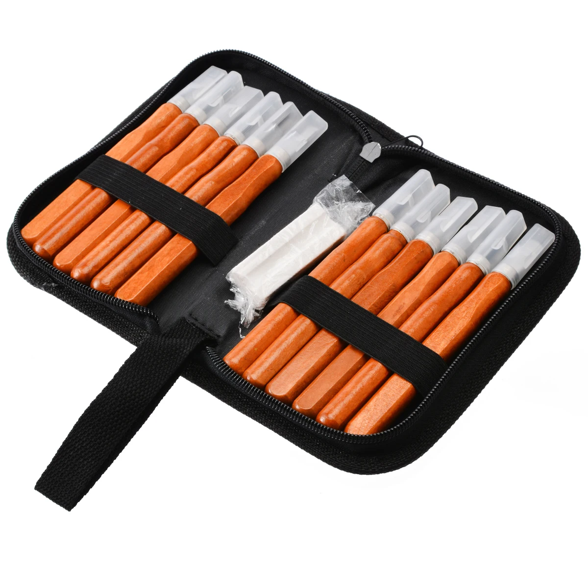 F50 12pcs Wood Carving Chisel Knife Tool Set Woodworking Carving Knife Sculpture Sculpt Set Pottery Ceramic Clay Hand Tool Set