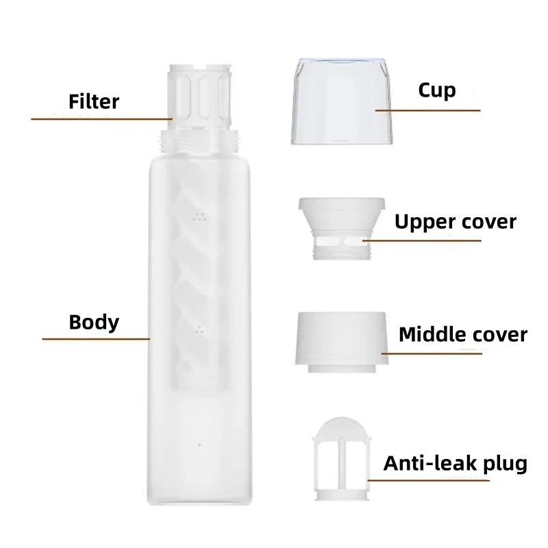 زجاج بلوري وعاء المشروب البارد ، فلتر القهوة مع فرشاة بالتنقيط الجليد ، عصير زجاجة المشروب البارد #6