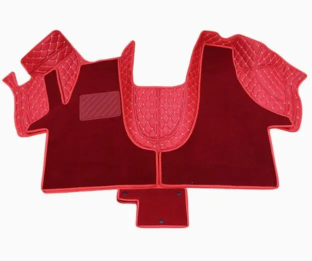 

Коврики высшего качества, автомобильные коврики на передние сиденья для Volkswagen Caravelle T5 T6 2021-2003 2 3-местные водонепроницаемые двухслойные ковры