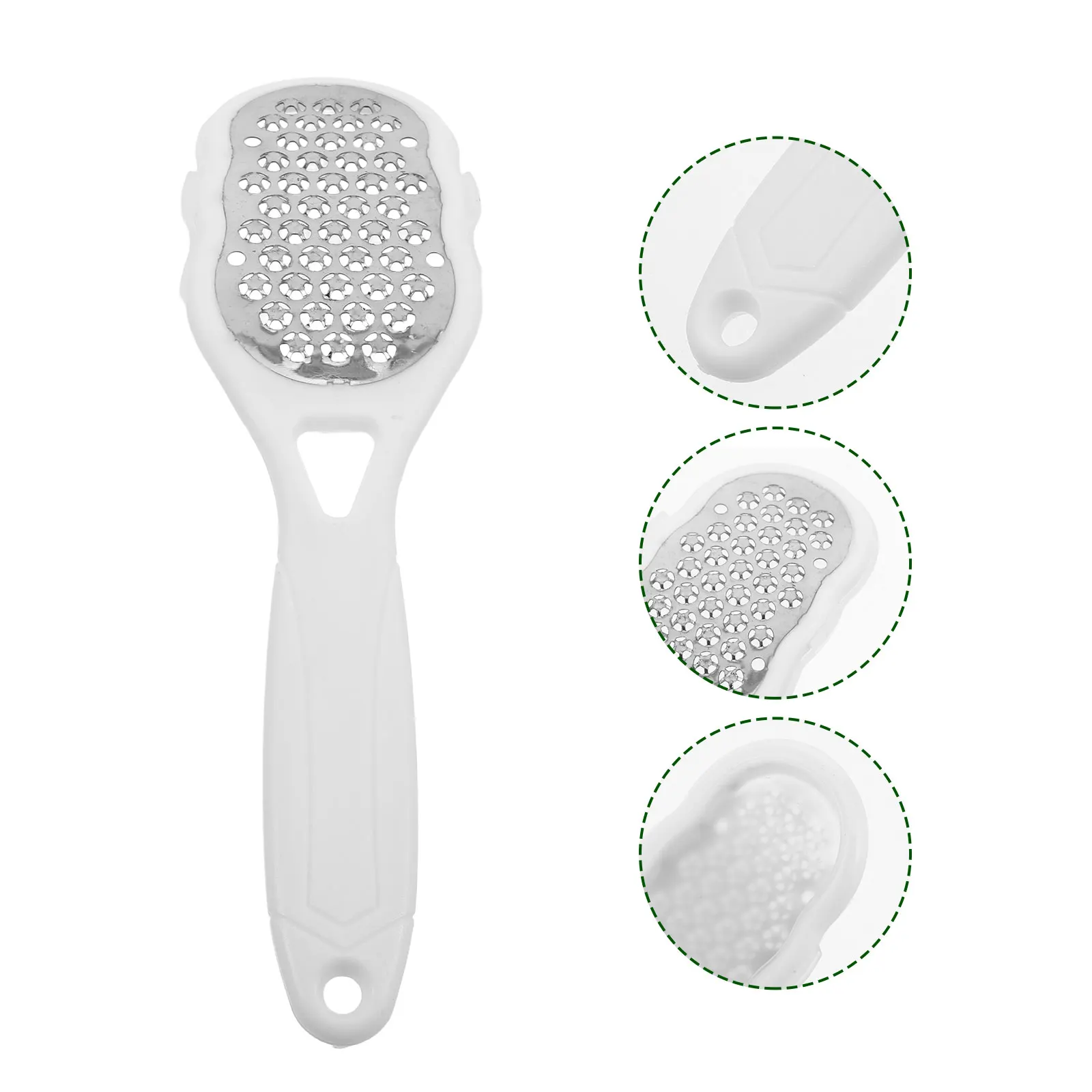 

4pcs Stainless Steel Files Callus Remover Dead Scrubber Care Tool Pedicure Rough Skin Removal File With Cover Durable Reusable