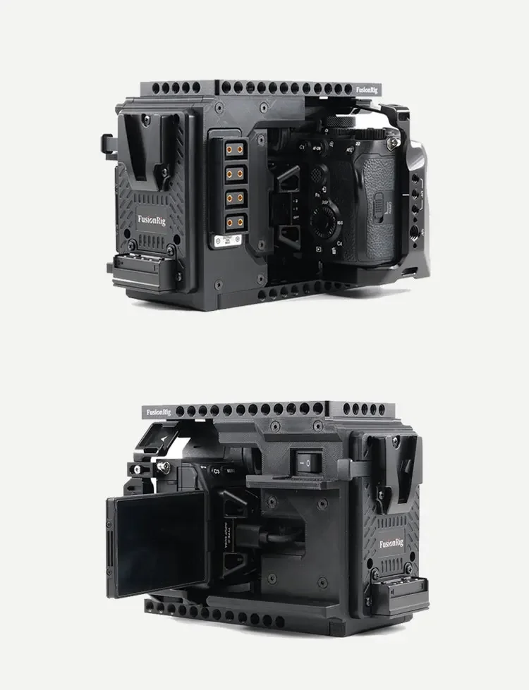 FusionRig For Sony A7M4/A7S3 rabbit cage expansion module cineback