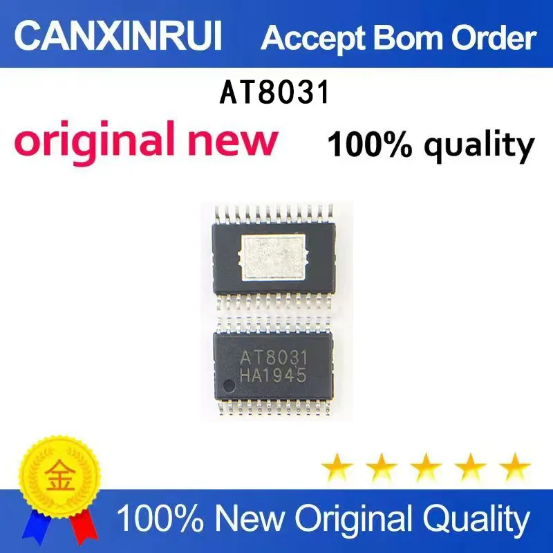 

(5-100 Pieces) Brand new original AT8031 2 * 10+20W Class D power amplifier patch single-chip 2.1 channel