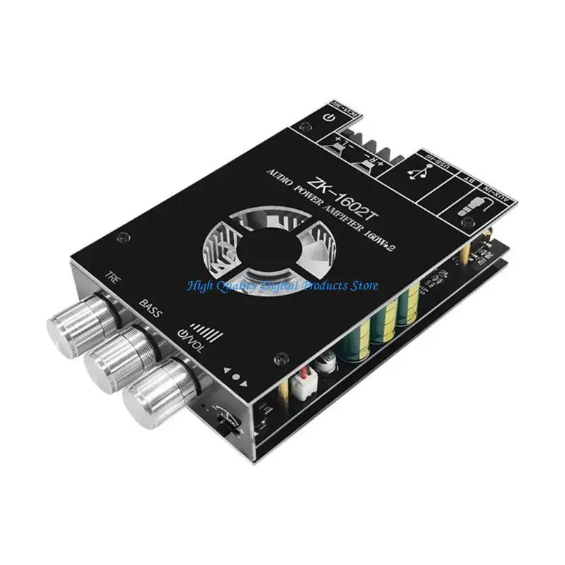 

U2JE DIY ZK-1602T Bluetoothcompatible5.0 Digital Power Amplifier Module TDA7498E