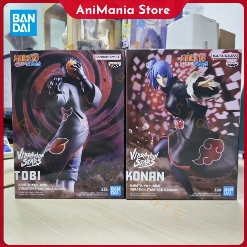

In Stock Original BANDAI BANPRESTO NARUTO Konan Tobi PVC 17cm Anime Character Model Collection Desktop Decoration Toys Gifts
