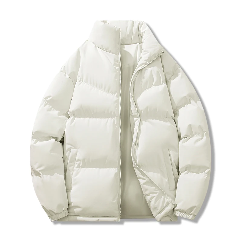 

Men's White Duck Down Jacket High Quality Overcoat Thermal Winter Parka Men Warm Thick Puffer Jacket Male Stand Collar Coat