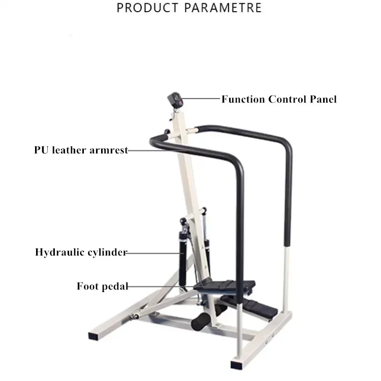 High quality hydraulic treadmill for lower limb joint strength training in adults and children