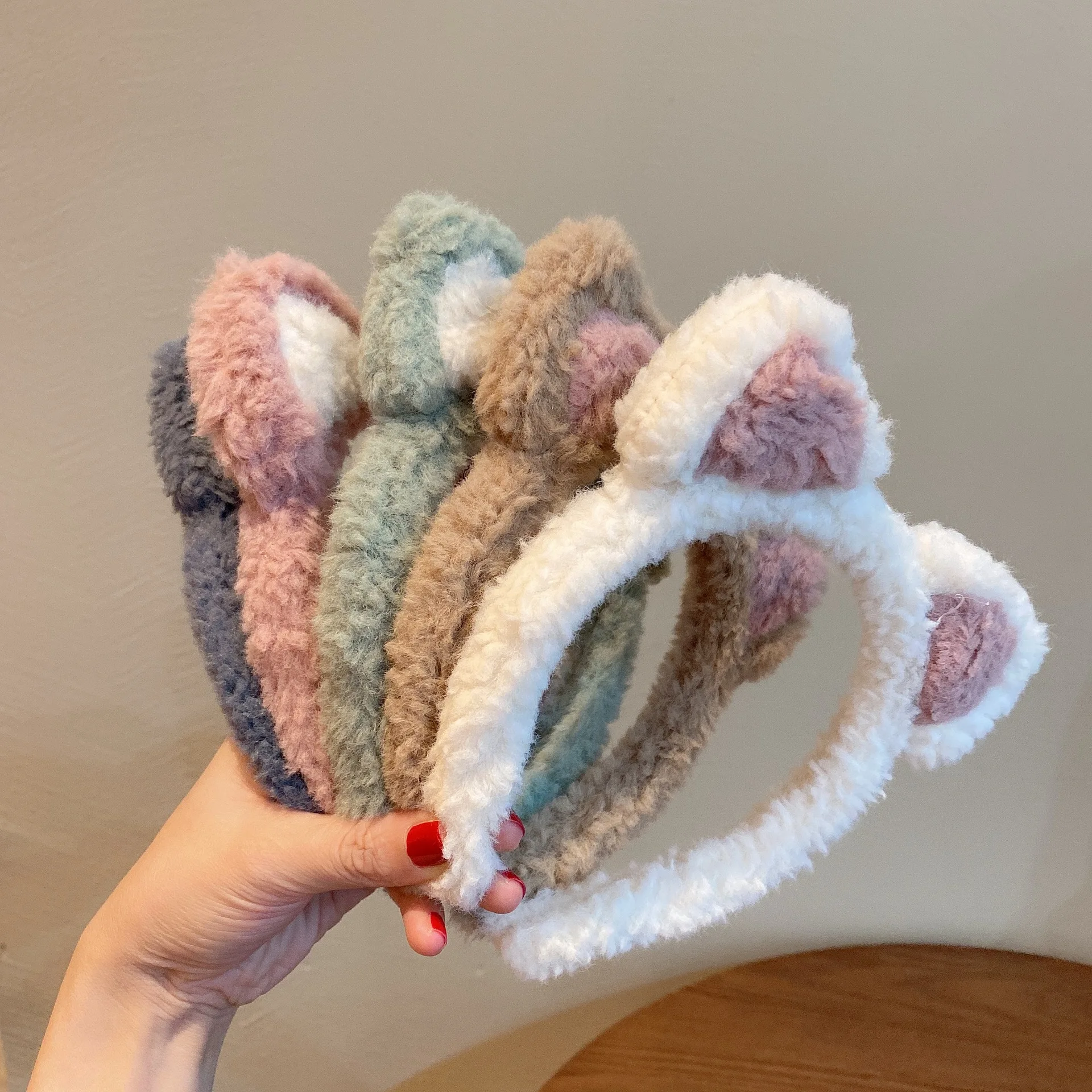 Cute Cat Ears Plush Hair Bands Fluffy Autumn and Winter Headbands Netroots Dress Up Headdress Accessories Women Jewelry Gifts