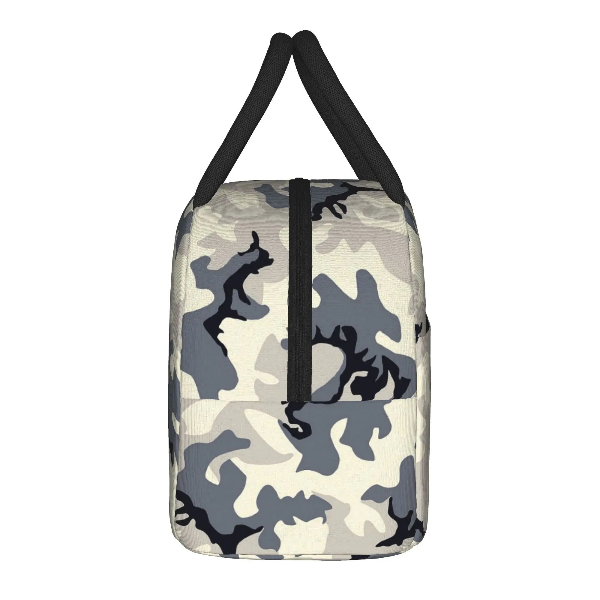 Camo Camouflage Army Insulated Lunch Bag High Capacity Military Meal Container Cooler Bag Tote Lunch Box Beach  Picnic Men Women