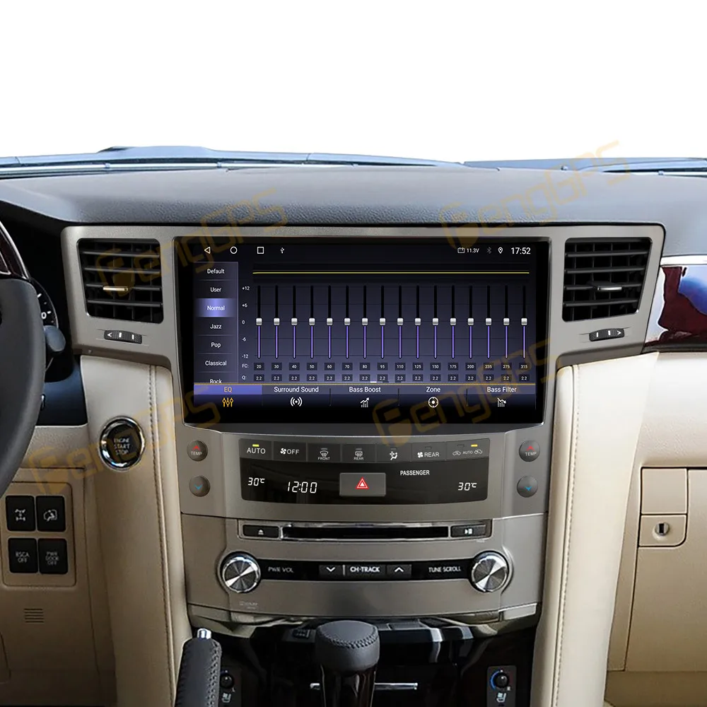 

12.5 Inch Android 13 Car Radio CarPlay For Lexus LX570 2008-2015 Touch Screen Multimedia Player GPS Navigation Head Unit DSP BT