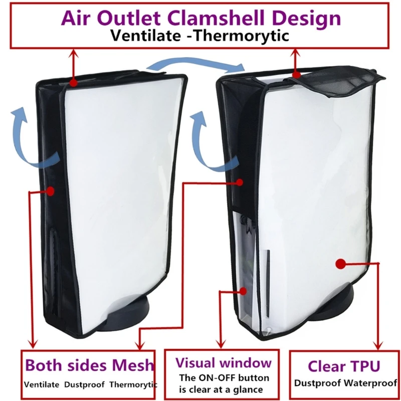 Пылезащитный чехол для цифровой и дисковой версии. Устойчивый к царапинам пылезащитный кожух. Вертикальная/горизонтальная крышка