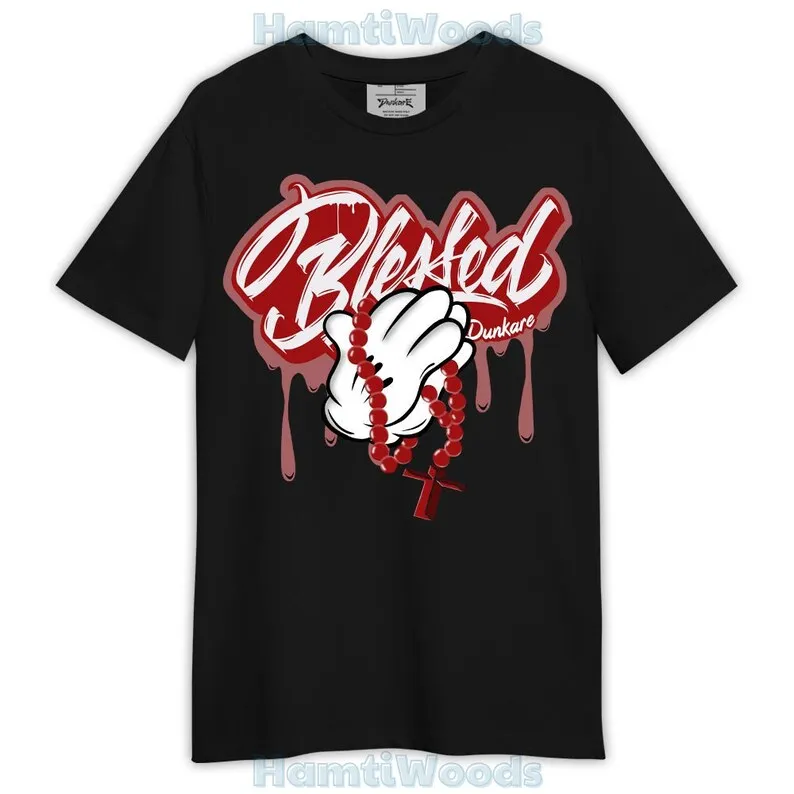 T-Shirt God Blessed Drip, 12 Red Taxi T-Shirt, To Match Sneaker Red Taxi 12s 2304 NCT