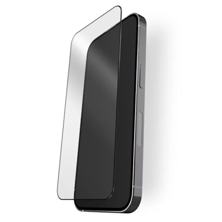 

Pure 3 Matte Glass Compatible with iPhone 16 17 Devices - Durable Anti-Glare Tempered Glass Easy Install Edge-to-Edge Case-Frie