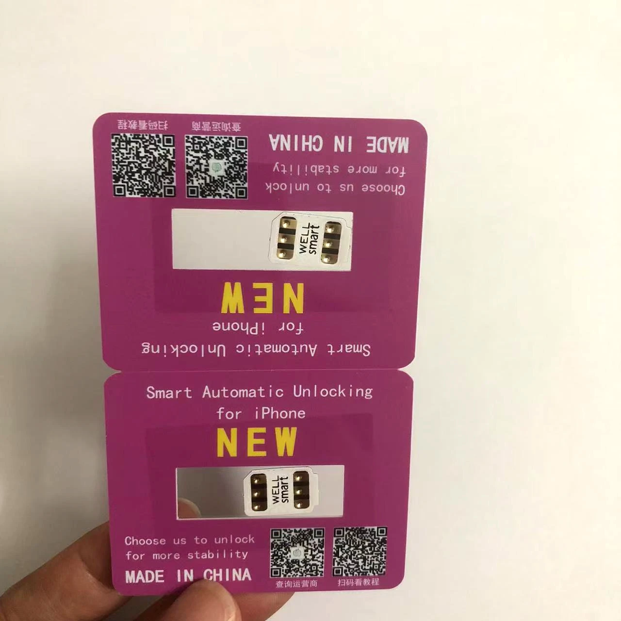 Supporto versione Wellsim Smart V+7 per IP6 a 17 Pro Max MEP/SED/QPE/Tmsi e Intel/Qcomm, tutte le modalità sono disponibili