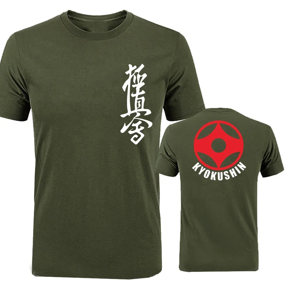 Tshirt men Unisex Tshirt Black Tshirts Homme Tees Kyokushin Karate Masutatsu Oyama Karate Japan Custom T-Shirt Print TShirt Men