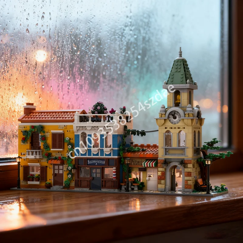 

3884pcs MOC Picturesque Italy Classiced Model Building Blocks Architecture Toys Assemble Christmas Gifts DIY Brick Kids Birthday