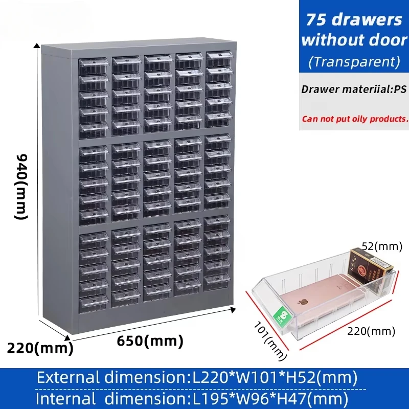 Industrial Small Parts Organizer, Utility Drawer, Hardware Craft Steel Cabinet Storage