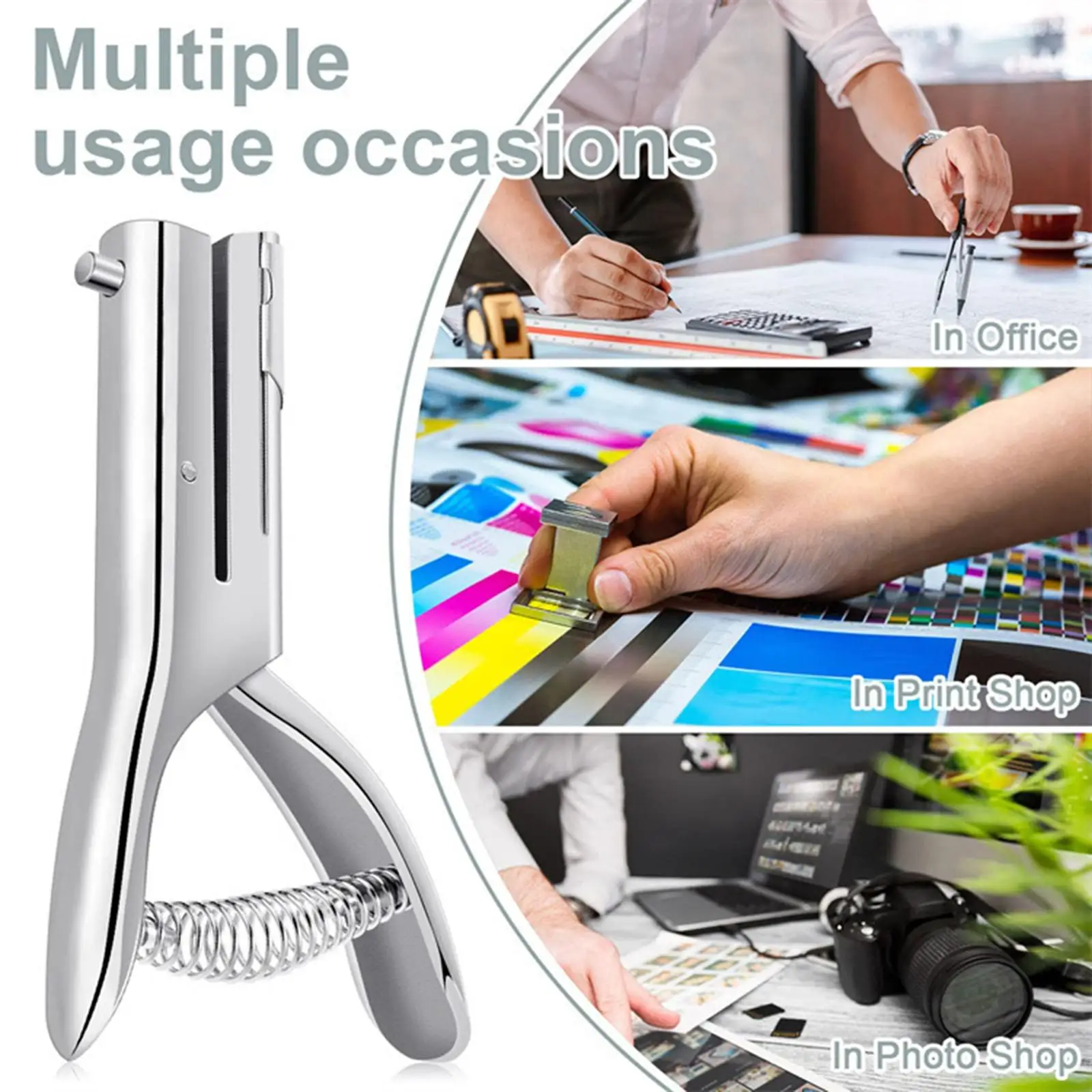 1/4 inch Single for Paper Cards Cardboard Paper Punch Durable Sturdy 53mm Distance Professional