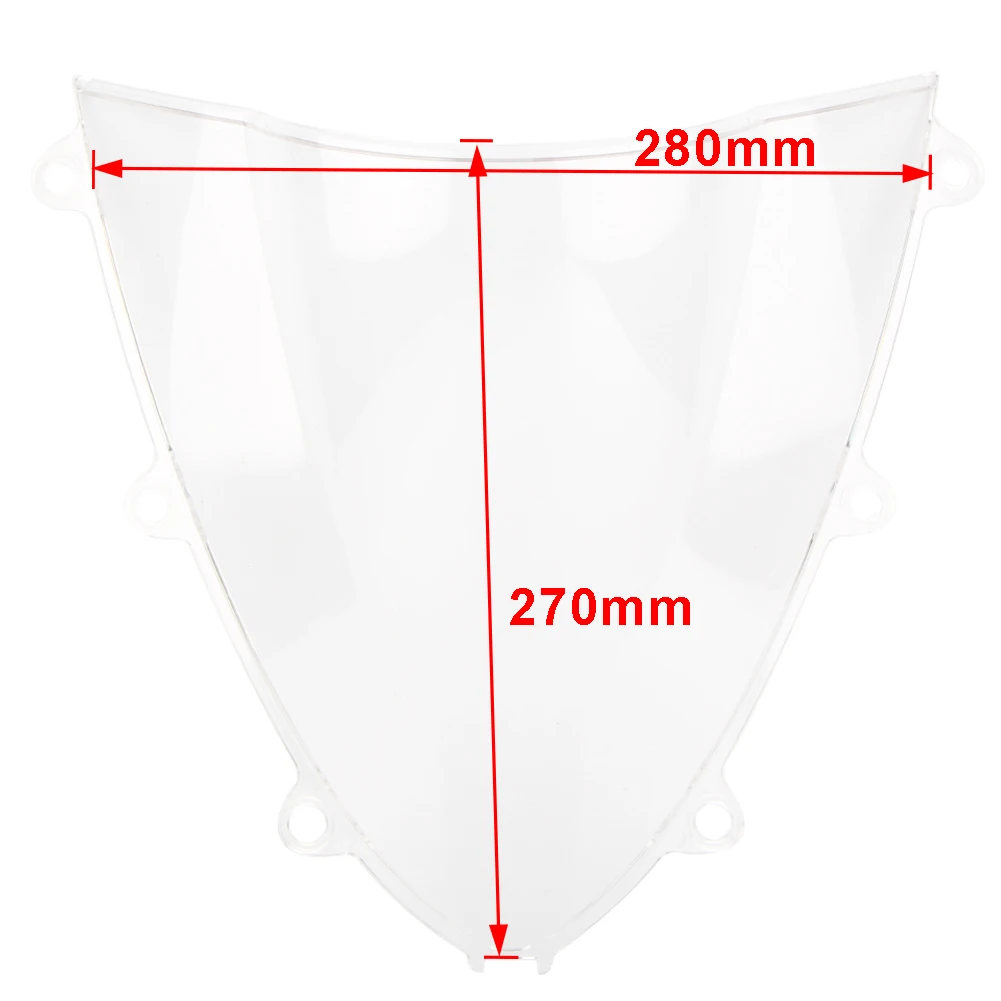CBR1000RR 2008-2011 Motorcycle Windscreen Windshield Double Bubble For Honda CBR 1000 RR 1000RR 2008 2009 2010 2011 ABS Plastic