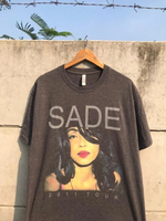 Sade 2011 Tour graphic reprint digital T shirt classic style The same pure cotton high-quality top for men and women