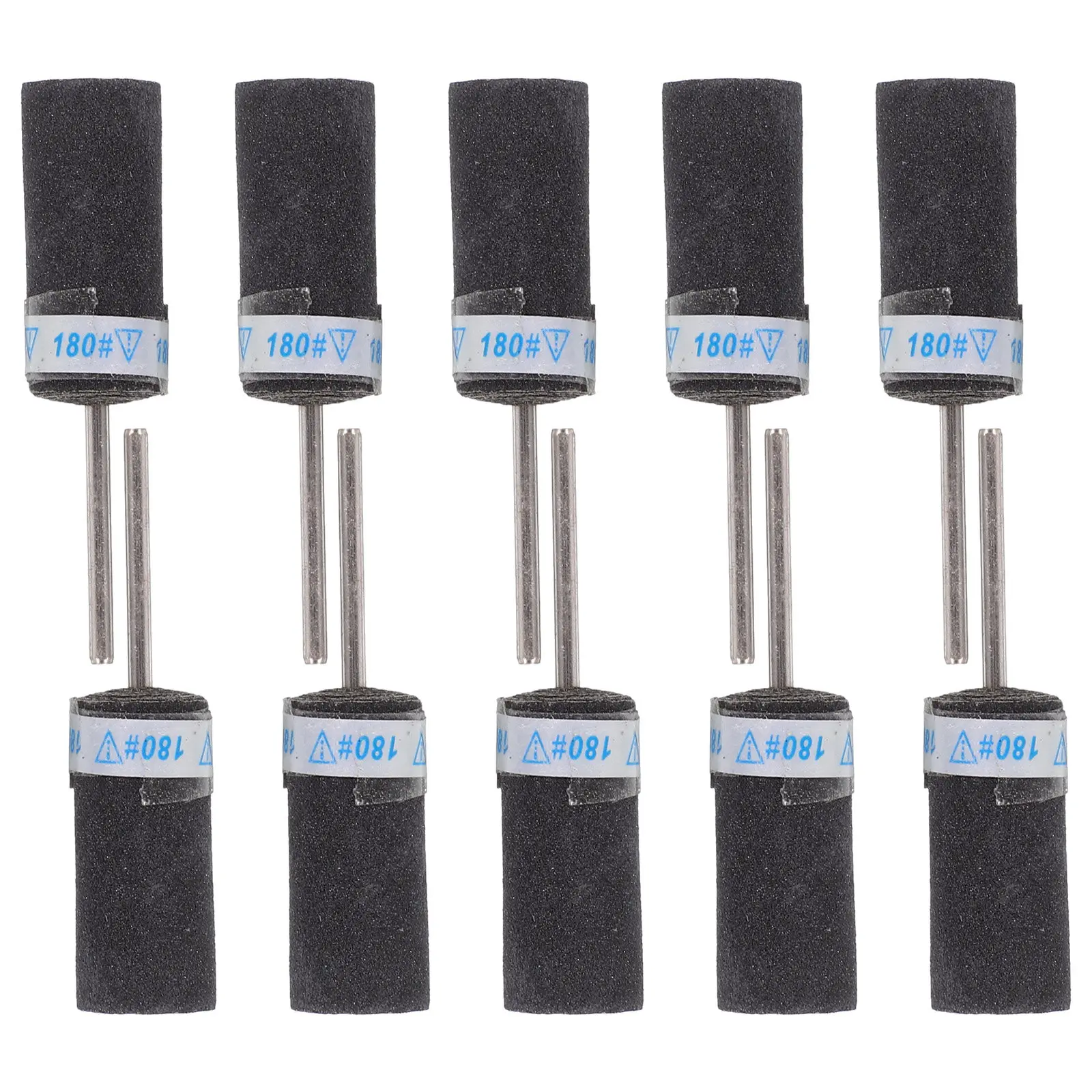 10Pcs Sandpaper Stick Jewelry Polishing Tool 2.35mm 180 Grit Sandpaper Grinding Rod for Rotary Grinder Abrasive Tool