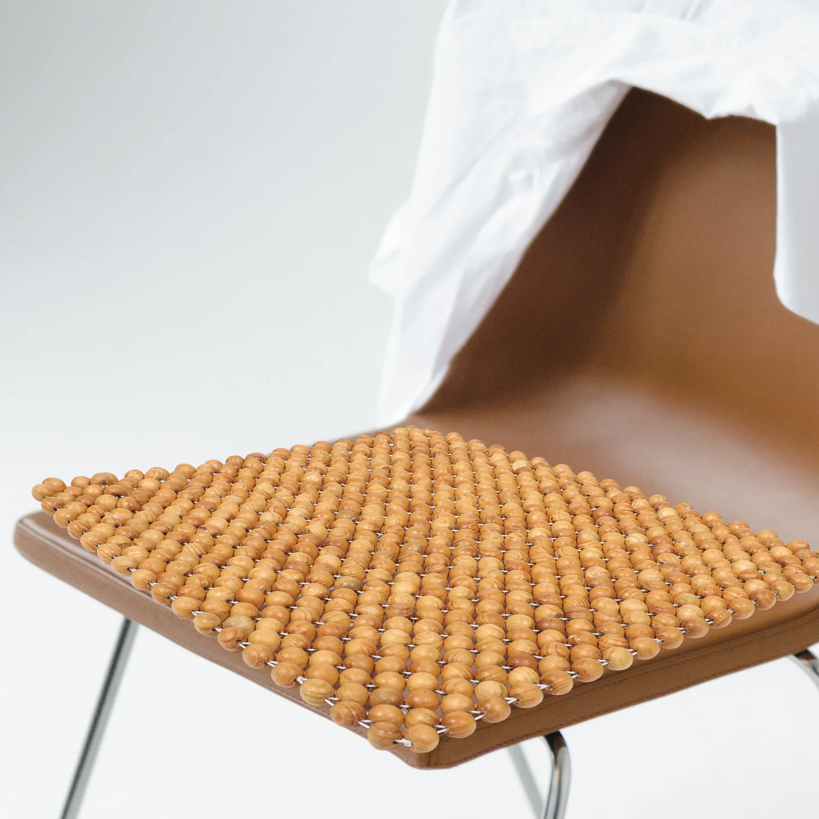 

Деревянный чехол на сиденье с технологией охлаждения, подходит для всех моделей автомобилей, улучшенный комфорт для водителей, летний охлаждающий аксессуар со стабильной фиксацией